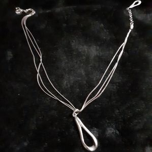 Sterling silver Barse necklace and pendant